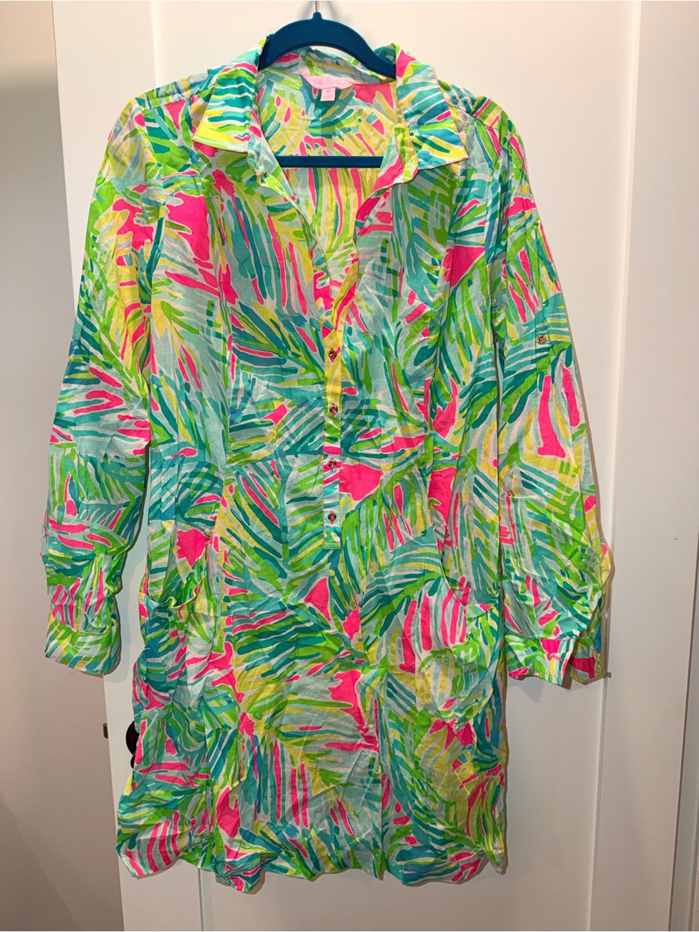 Lilly Pulitzer Tropical Leaf Swim Coverup